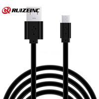 Téléphone Mobile Plat Android Personnalisé Données Mirco Câble de Charge Usb 20Cm Noir et Blanc Deux Couleurs En Option