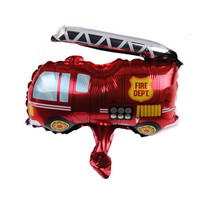 Nouveau Ballon en Aluminium Mini Véhicule, Avion, Voiture, Version Brillante, Forme Dessin Animé, pour Fête d'Anniversaire, Jouet pour Enfants, Vente en Gros