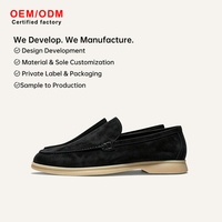 Mocassins en cachemire pour hommes, respirants, à enfiler, en tricot plat, chaussures décontractées souples et légères pour le printemps, l'été, le bureau et les trajets quotidiens
