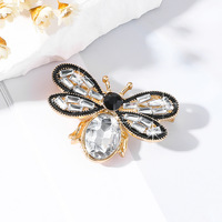Broche Abeille, Accessoire Décoratif pour Pulls, Costumes et Robes d'Automne et d'Hiver, Épingle Anti-Exposition pour Vêtements