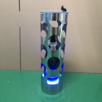 Cages verrouillables en métal pour service de bouteilles LED Présentateur de bouteilles avec boîte de nuit