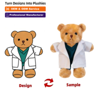 Ours en peluche Docteur : Poupée médicale créative avec logo, cadeau idéal pour infirmières, mariages, fêtes et décorations de festivals