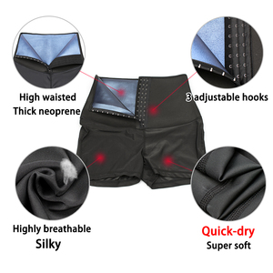 Pantaloncini da ginnastica da donna a vita alta pantaloni termici elasticizzati Sexy per allenamento sportivo Runni - Product Image 2