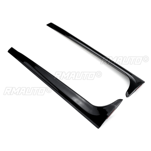 2PCS Rear Window Side Spoilers Glossy Canard Canards <b>Splitter</b> For VW for Polo MK5 2011-2017/ MK6 2018+ Car Styling Gloss Black - Product Image 3