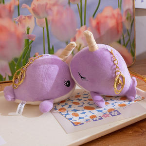 Venta de fábrica, 12cm, <span class=keywords><strong>ballena</strong></span> <span class=keywords><strong>Kawaii</strong></span>, juguete de peluche, llavero, <span class=keywords><strong>ballena</strong></span>, Animal relleno, muñeco de peluche, colgante, Mini llavero de animales marinos - Product Image 2