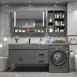 Bán Buôn Máy Giặt Bồn Rửa Combo Tủ Phòng Tắm Vanity Tủ Giặt - Product Image 1