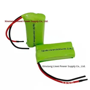 Batería recargable <span class=keywords><strong>HH</strong></span> Nimh Aa 600Mah 2,4 V Capacidad total Salida dual para juguetes Tocadiscos y megáfonos - Product Image 6