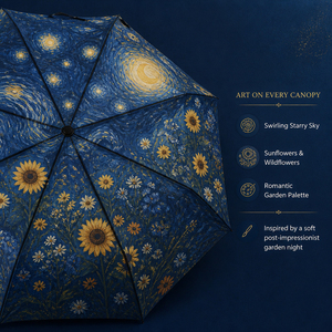 Parapluie pliant automatique vintage chinois en nylon, coupe-vent, imperméable, double toit, compact, idéal pour les voyages, cadeau - Product Image 4