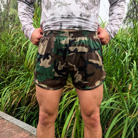 Shorts de camouflage personnalisables Ranger Panty en polyester extensible léger et durable pour la course et la natation - Séchage rapide et respirant