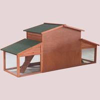 LY Promotion Chaude : Poulailler/Cage en Bois Écologique pour Poules, Canards et Lapins, à Double Étage avec Boîte à Œufs pour Jardin Extérieur