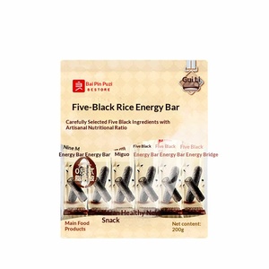 Bastoncini di Riso Nero ai Cinque Gusti 200g, Rotoli di Riso Integrale con Sesamo Rosso in Confezione - Product Image 5