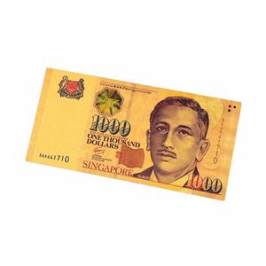 Juego Completo de 6 Billetes Conmemorativos de Dólar de Singapur en PET, SGD2, SGD5, SGD10, SGD50, SGD100, SGD1000, Colección de Recuerdos - Product Image 3
