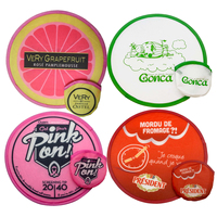 Fabricant OEM ODM, disque volant rond en nylon personnalisé pour l'extérieur, jouet gonflable avec logo et couleur personnalisés pour les sports de plein air