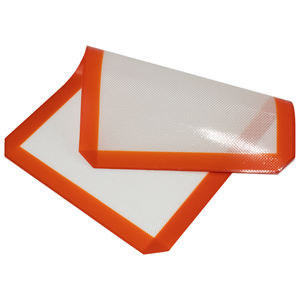 Set di 3 Tappetini in <span class=keywords><strong>Silicone</strong></span> <span class=keywords><strong>per</strong></span> Cottura, Formato Mezzo Foglio, <span class=keywords><strong>per</strong></span> <span class=keywords><strong>Friggitrice</strong></span> <span class=keywords><strong>ad</strong></span> <span class=keywords><strong>Aria</strong></span> e Forno - Product Image 4