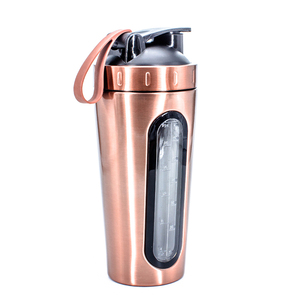 Großhandel heißer Verkauf <span class=keywords><strong>Blender</strong></span> ing Ball Protein direktes Trinken benutzer definierte Logo Edelstahl 304 <span class=keywords><strong>Shaker</strong></span> Flasche mit Metallkugel - Product Image 2