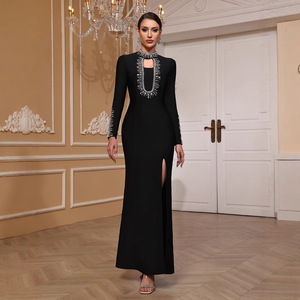 Shop Online Black Fitted Gown Deep V Backless Design | Alibaba.com Shop Online Black Fitted Gown Deep V Backless Design | Alibaba.com