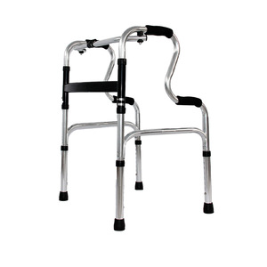 Creation Aluminum Alloy <b>Walker</b> Foldable Single Double Bend Walking Aid For <b>Elderly</b> Postoperative Rehabilitation - Product Image 1