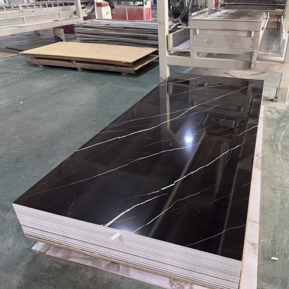 Pvc Set Panel Wholesale 4x8 High Gloss UV Sheet Waterproof Pvc Ceiling Panel for ...