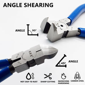Cisailles de précision en acier à haute teneur en carbone, micro-cisailles à lame fine pour modèles en plastique et travaux de précision électronique - Product Image 2