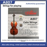 Alice A807 Cello Strings Set-Steel Aluminum Chromium Nickel Material