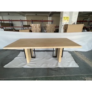โต๊ะอาหารทันสมัย 2300 x 1065 x 760 มม. เฟอร์นิเจอร์ไม้สำหรับบ้าน - Product Image 3