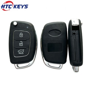 Chất Lượng Tốt Thay Thế Gấp Lật Vỏ Chìa Khóa 3 Nút Chìa Khóa Xe Trường Hợp Bìa Cho H-Yundai - Product Image 3