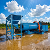 Installation de lavage portable pour l'extraction d'or - Trommel mobile de lavage d'or alluvionnaire à haute récupération (5-100 TPH, à vendre)