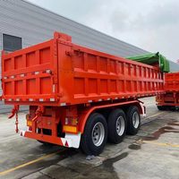 Remorque à benne basculante de 20 tonnes, remorque à benne basculante de 30 tonnes, remorque à benne basculante automatique pour le foin