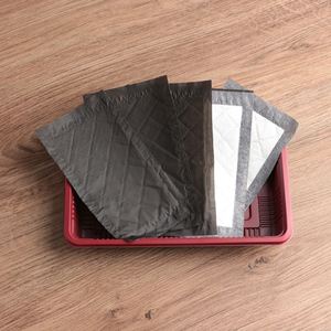 Tampon absorbant liquides et sangs de qualité alimentaire et écologique pour la présentation en supermarché de viandes et de fruits - Product Image 3