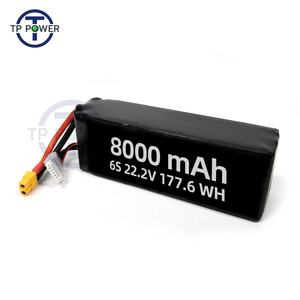 TPENERGY Yüksek Performanslı 6S 22.2V 177.6WH 8000mAh Yüksek C Oranlı XT60 UAV Yarı Katı Hal Drone Pil Paketi - Product Image 1