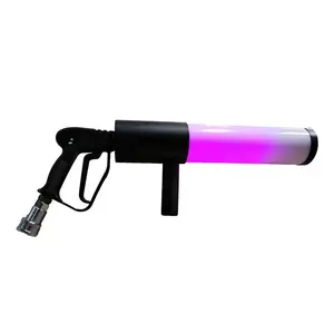 Pistol Kolom Gas Karbon Dioksida LED, dengan LED RGB untuk Disko DJ Pun Pesta Pernikahan, Peralatan Efek LED CO2 DJ Pistol Gas