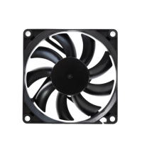 Ventilateur axial DC mince 80x80x15mm 12V 24V sans balais, ventilateur de refroidissement électrique OEM pour serveur 1U, projecteur LED