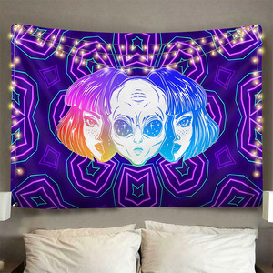 Hippie Trippy pared alienígena nacido de tapiz psicodélico tapiz de pared <span class=keywords><strong>para</strong></span> la decoración del hogar - Product Image 5