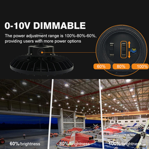 60W đến 240W nhôm không thấm nước UFO <span class=keywords><strong>bay</strong></span> cao cho đèn <span class=keywords><strong>led</strong></span> SMD2835 chip cho hàng không hangars nhà để xe & hội thảo <span class=keywords><strong>IP65</strong></span> đánh giá - Product Image 3