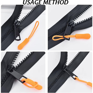 Nhà Máy Giá Bán Buôn Ưa Thích Cao Su Thiết Kế Độc Đáo Biểu Tượng Tùy Chỉnh Dây Kéo Màu Đen <span class=keywords><strong>Puller</strong></span> Trong Suốt - Product Image 5