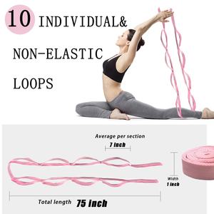 Cinta de Ejercicio No Elástica CZFIT para Fisioterapia, Pilates, Danza, Gimnasia, Estiramiento, <span class=keywords><strong>Yoga</strong></span>, con Lazos - Product Image 5