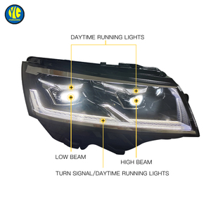 YU GUANG para Volkswagen <span class=keywords><strong>Multivan</strong></span> T6.1 faro <span class=keywords><strong>2019</strong></span> 2020 2021 2022 año actualización cabeza lámpara accesorios de coche faro Led - Product Image 5
