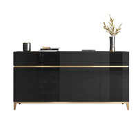 Buffet moderne en bois de haute qualité, meuble de rangement de luxe, console à 4 portes, pour salle à manger, cuisine, hôtel, écologique