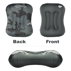 HOMFUL-almohada <span class=keywords><strong>inflable</strong></span> de aire portátil ultraligera, personalizada, para acampar, viajar, <span class=keywords><strong>cuello</strong></span> - Product Image 2