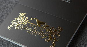Customized Die Cut Texture Paper Card UV Spot and <strong>Embossed</strong> Fancy Paper Business Card - Product Image 3