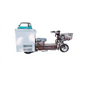 Mini <span class=keywords><strong>chambre</strong></span> froide portable 128L DC24V, boîte de livraison réfrigérée pour crème glacée, fruits de mer, boîte réfrigérée pour moto pour aliments - Product Image 5