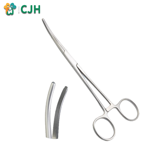 منحنى مستقيم بدون خطاف نمط عمودي ، ملقط طبي للحيوانات - Product Image 1