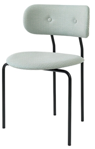 Venta al por mayor de comedor moderno diseñador danés tapizado Hotel restaurante marco de Metal Coco Silla de comedor - Product Image 4