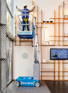 איכות גבוהה GR-20 סוג התורן פלטפורמת עבודה אווירית 8.02 מ 'משטח עבודה אוויר למכירה - Product Image 3