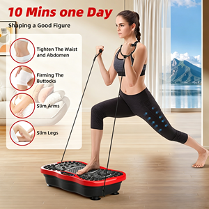 Plataforma Vibratoria Eléctrica RS Slim Body Shape <span class=keywords><strong>para</strong></span> Uso Doméstico, Máquina de <span class=keywords><strong>Ejercicio</strong></span> con 120 Niveles, Quema Grasa Fácil, Entrenamiento de Cuerpo Completo - Product Image 2