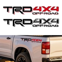2 autocollants de voiture, route 4x4, graphique personnalisé, autocollant en vinyle pour carrosserie extérieure, accessoires pour voiture, pick-up, véhicule