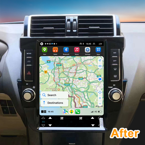 12.1 Polegada Unidade de Cabeça Estéreo Do Carro <span class=keywords><strong>Android</strong></span> Para Toyota PRADO 2010 2011 2012 2013 Rádio Do Carro Octa Core Touch <span class=keywords><strong>Screen</strong></span> GPS Tesla-estilo - Product Image 3