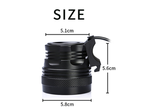 16 X T6 Luce LED Impermeabile per Bicicletta <span class=keywords><strong>con</strong></span> Batteria Ricaricabile 18650 e Caricabatterie 8.4V - Product Image 2