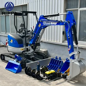 Rippa makinesi üreticisi çin ucuz paletli küçük kazıcı mikro Bagger CE EURO5 Epa motor 1 2 3 t 3.5 Ton Mini ekskavatör