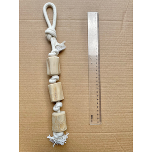 Jouets à mâcher écologiques pour chiens en bois de café, chanvre, corde de coton avec nettoyage naturel des dents, jouet interactif pour animaux de compagnie pour chiens en provenance du VIETNAM - Product Image 2